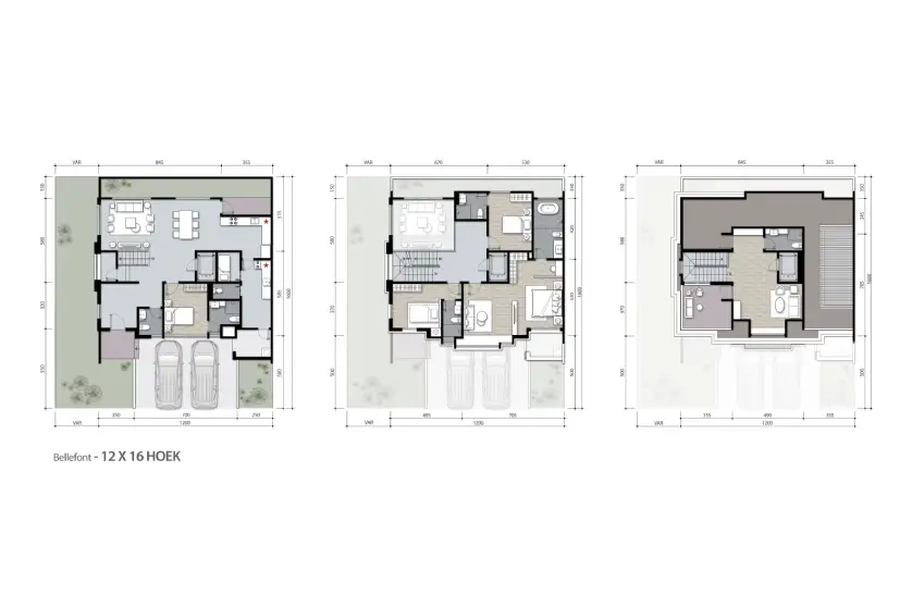 Floor plan for Tipe 12 Hoek