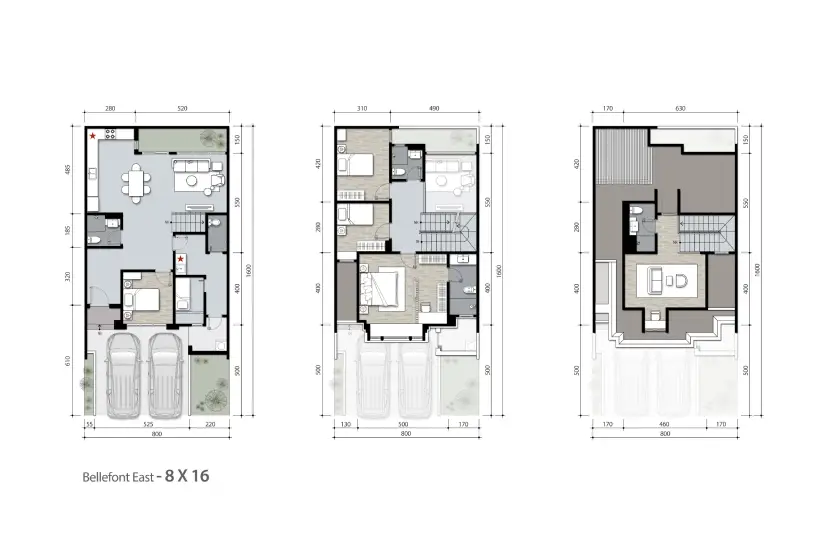 Floor plan for Tipe 8