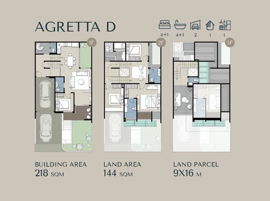 Floor plan for AGRETTA D