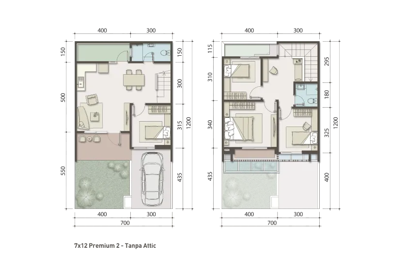Floor plan for Type 7 - Premium 2