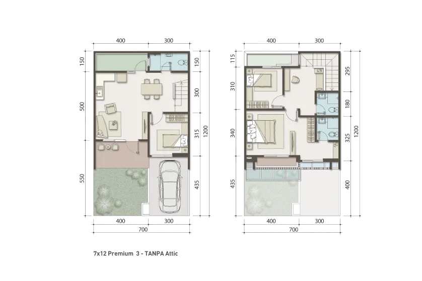 Floor plan for Type 7 - Premium 3